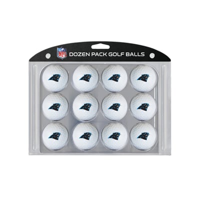 Carolina Panthers 12-Pack Team Golf Ball Set