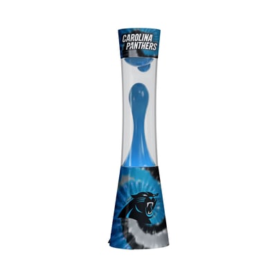 Carolina Panthers 17" Tie-Dye Magma Lamp with Bluetooth Speaker