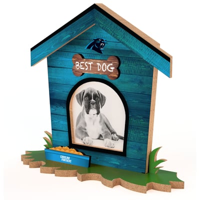 Carolina Panthers Dog House Photo Frame