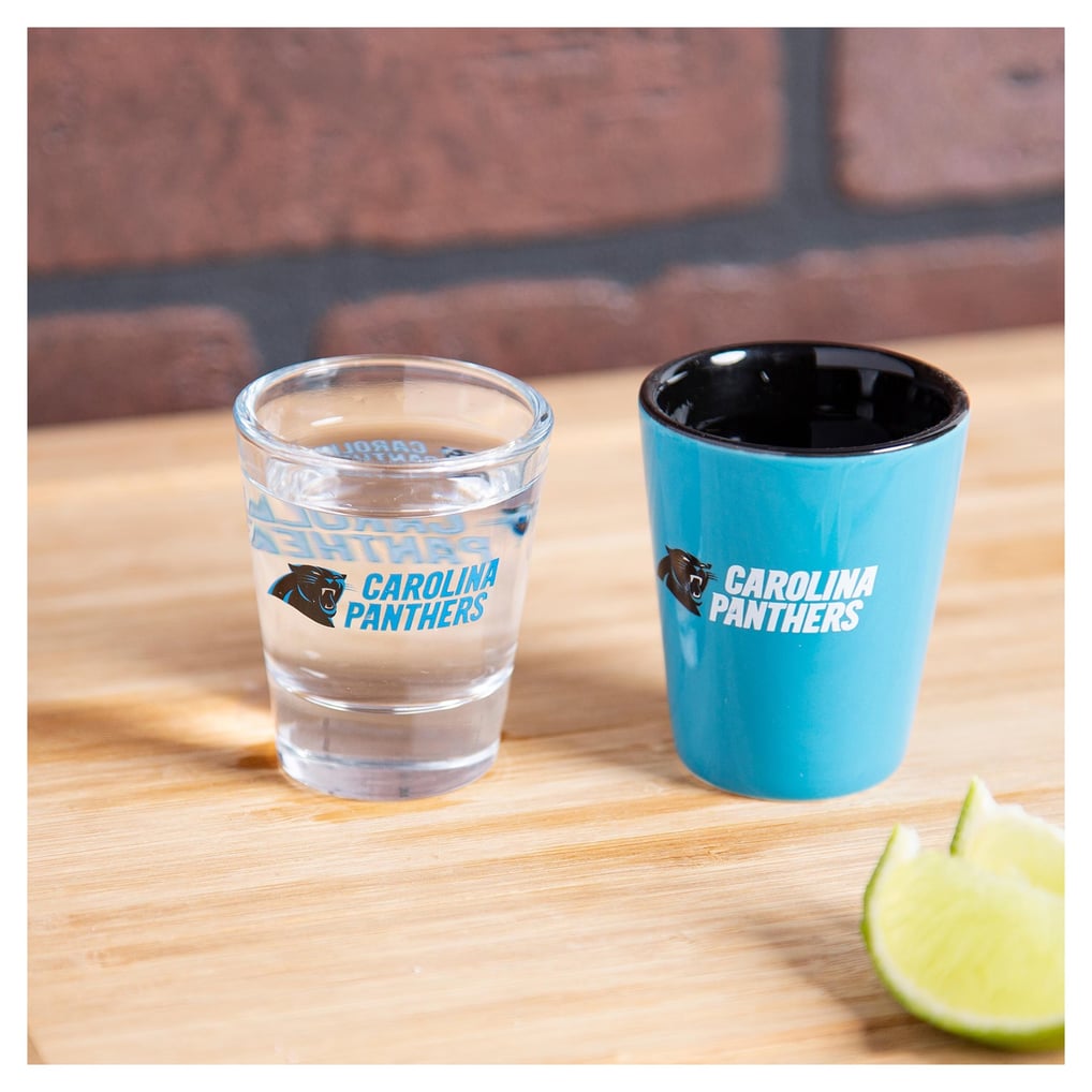 Carolina Panthers Four-Pack Shot Glass Set