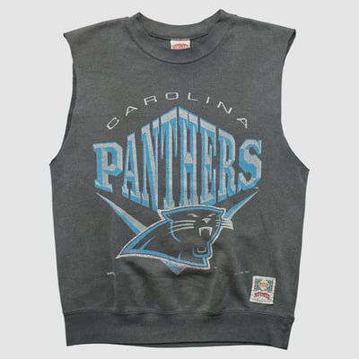 Carolina Panthers Nutmeg Mills 1994 Pullover Sweatshirt - Dark Heather Gray - XS by Fanatics Real Vintage