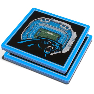 Carolina Panthers Fanpoint 3D StadiumView Coasters