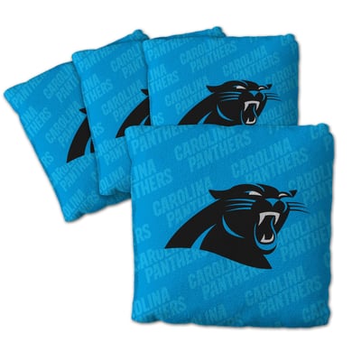 Carolina Panthers Fanpoint Four-Piece Cornhole Bag Set