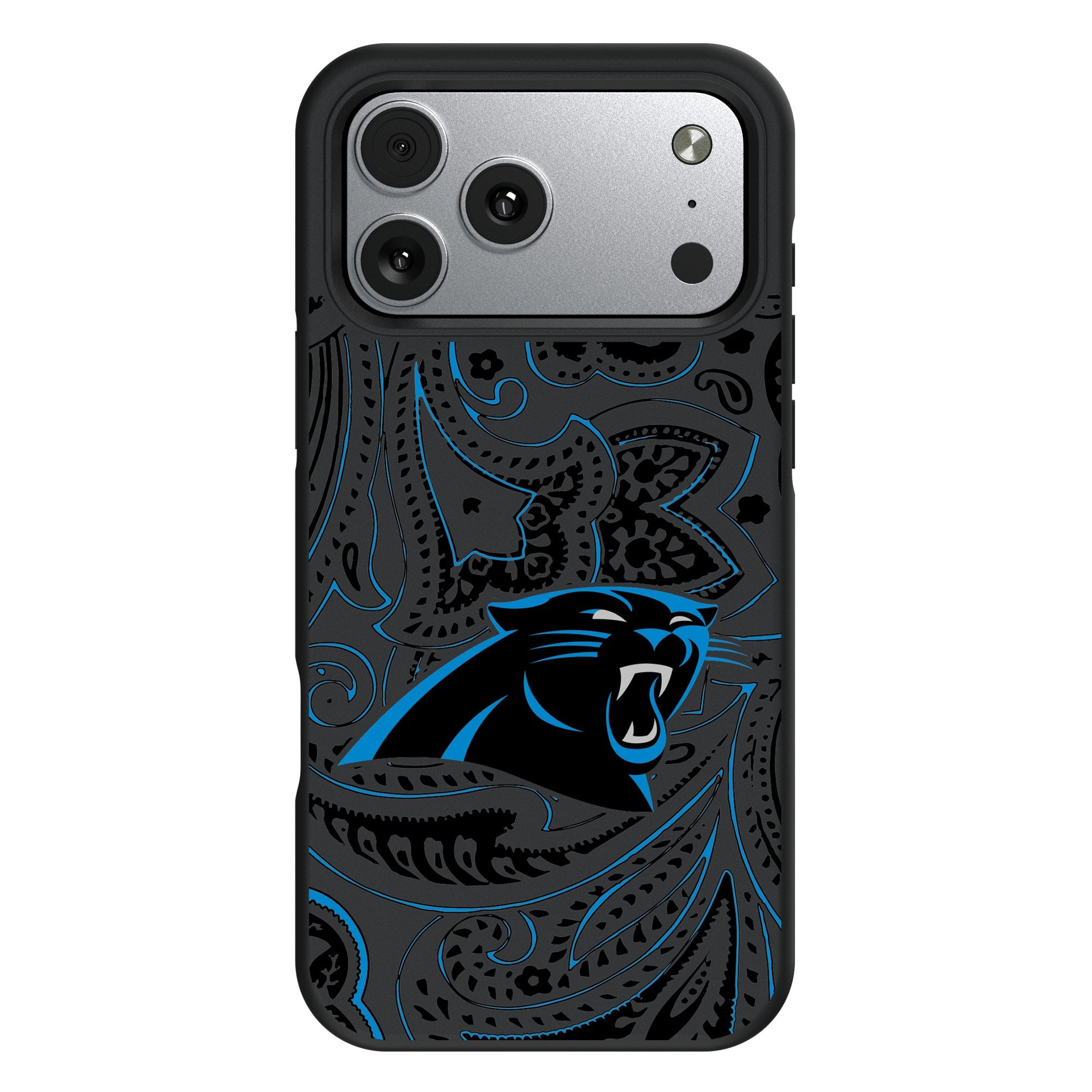 Keyscaper Carolina Panthers Bump Case with 8.2ft Drop Protection