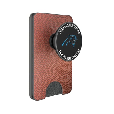 Carolina Panthers Keyscaper Football PopSockets Magnetic Wallet