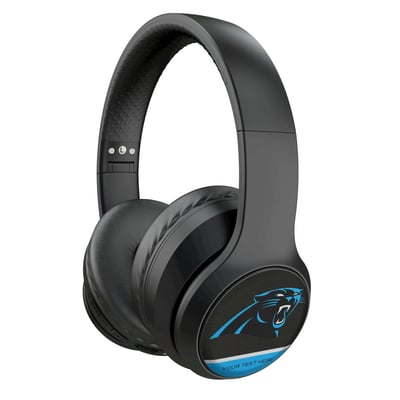 Carolina Panthers Keyscaper Personalized Endzone Solid Wireless Bluetooth Headphones With Case