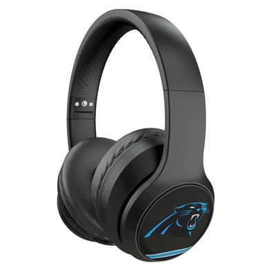 Carolina Panthers Keyscaper Stripe Wireless Bluetooth Headphones With Case