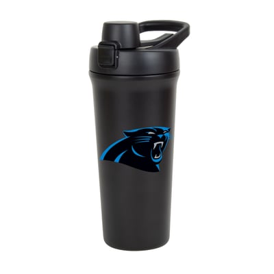 Carolina Panthers Logo Brands 26oz. Flipside Shaker Bottle