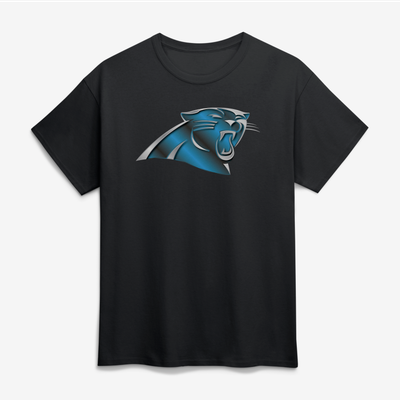 Carolina Panthers Big & Tall Forged Mascot T-Shirt - Black