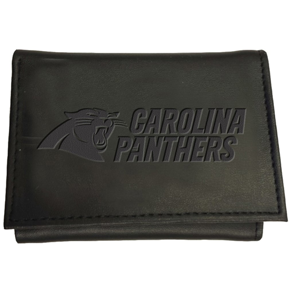 Carolina Panthers Hybrid Tri-Fold Wallet - Black