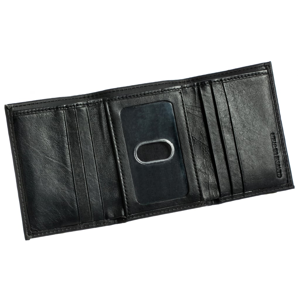 Carolina Panthers Hybrid Tri-Fold Wallet - Black