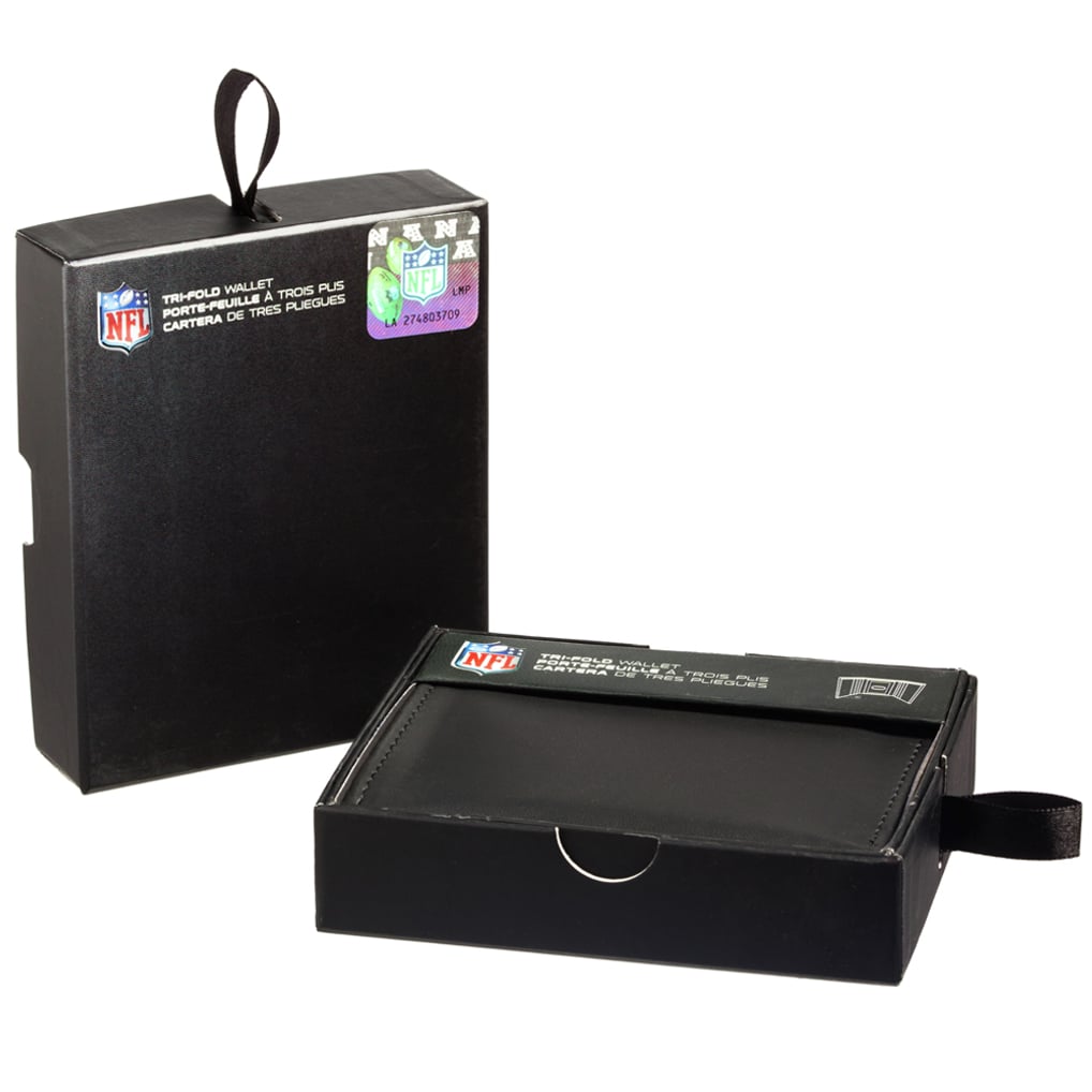 Carolina Panthers Hybrid Tri-Fold Wallet - Black