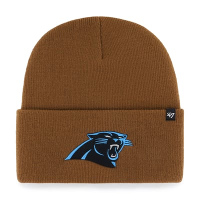 Carolina Panthers Carhartt x '47 Cuffed Knit Hat - Brown