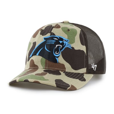 Carolina Panthers Carhartt x '47 Adjustable Trucker Hat - Duck Camo