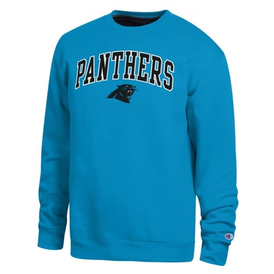  Carolina Panthers Champion Contrast Lined Sweatshirt - Blue