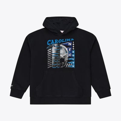  Carolina Panthers Mitchell & Ness Core Essentials Street Graphic Fleece Hoodie - Black