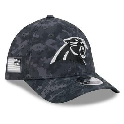 Carolina Panthers New Era 2026 Salute To Service 39THIRTY M-Crown Stretch Hat - Black