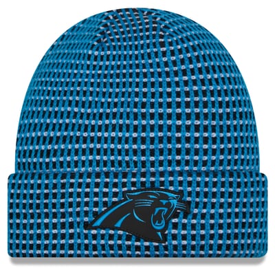 Carolina Panthers New Era 2026 Sideline Cold Weather  Cuffed Knit Hat - Blue