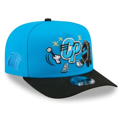 Carolina Panthers New Era Cartoon A-Frame 9FIFTY Snapback - Blue
