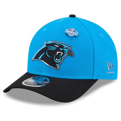  Carolina Panthers New Era 2026 NFL Draft 9FORTY M-Crown Adjustable Hat - Blue/Black