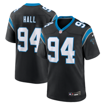 Aaron Hall Carolina Panthers Nike Team Game Jersey - Black