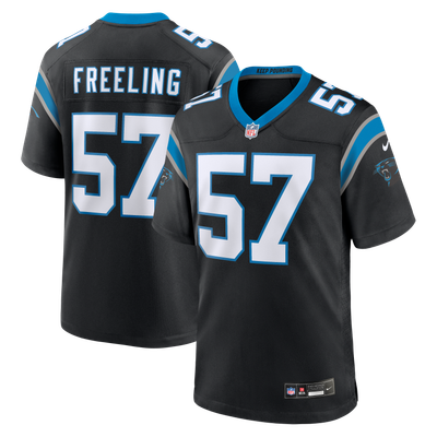 Monroe Freeling Carolina Panthers Nike Team Game Jersey - Black