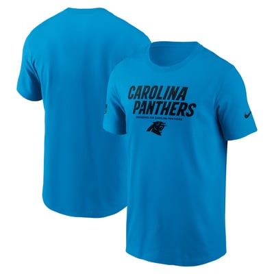 Carolina Panthers Nike Sideline Dri-FIT T-Shirt - Blue