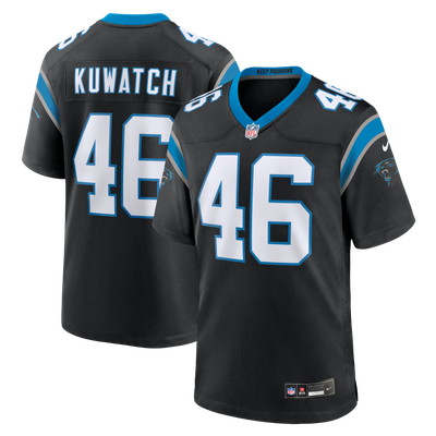 Jackson Kuwatch Carolina Panthers Nike Team Game Jersey - Black