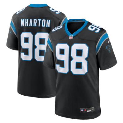 Tershawn Wharton Carolina Panthers Nike Team Game Jersey - Black