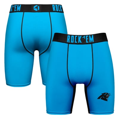  Carolina Panthers Rock Em Primary Logo Boxer Briefs - Blue