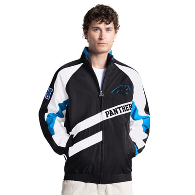Carolina Panthers Starter Tip Off Full-Zip Jacket - Black