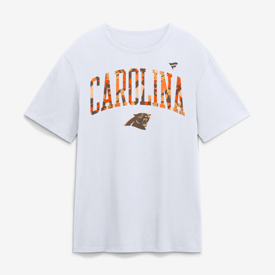 Carolina Panthers Fall Wordmark T-Shirt - White