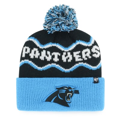  Carolina Panthers '47 Preschool Squiggle Script Cuffed Knit Hat - Black