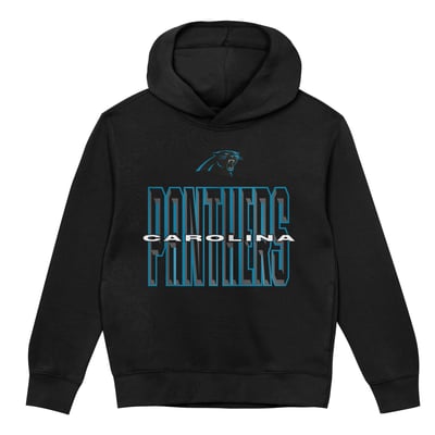 Carolina Panthers Outerstuff Preschool Field General Fleece Hoodie - Black