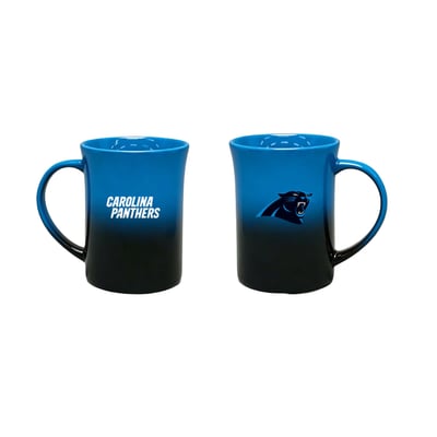Carolina Panthers The Memory Company Two-Pack 15oz. Ceramic Ombre Mug Set