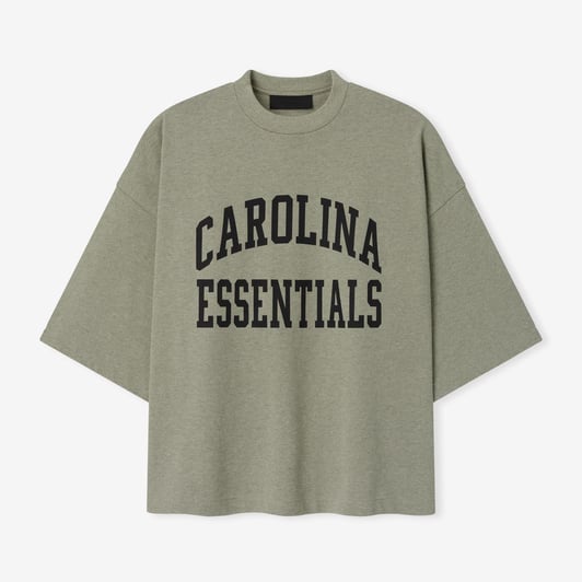 Carolina Panthers Fear of God x NFL Unisex Merch T-Shirt - Heather Gray