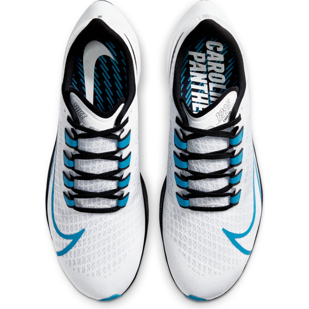 Nike Air Zoom Pegasus 37  Carolina Panthers White Blue CZ5455-100 Mens Size 8.5 Nike Air Zoom Pegasus 37 Carolina Panthers Men main image 2