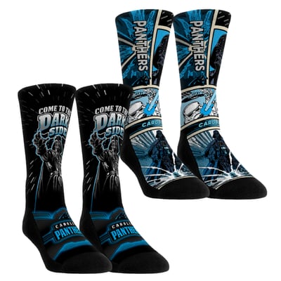  Carolina Panthers Rock Em Unisex Star Wars Empire Two-Pack Crew Socks - Blue