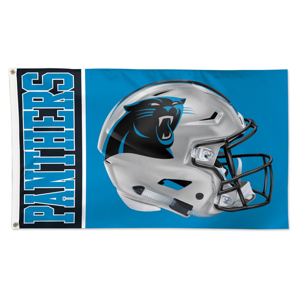 Carolina Panthers WinCraft 3' x 5' Helmet Deluxe Single-Sided Flag