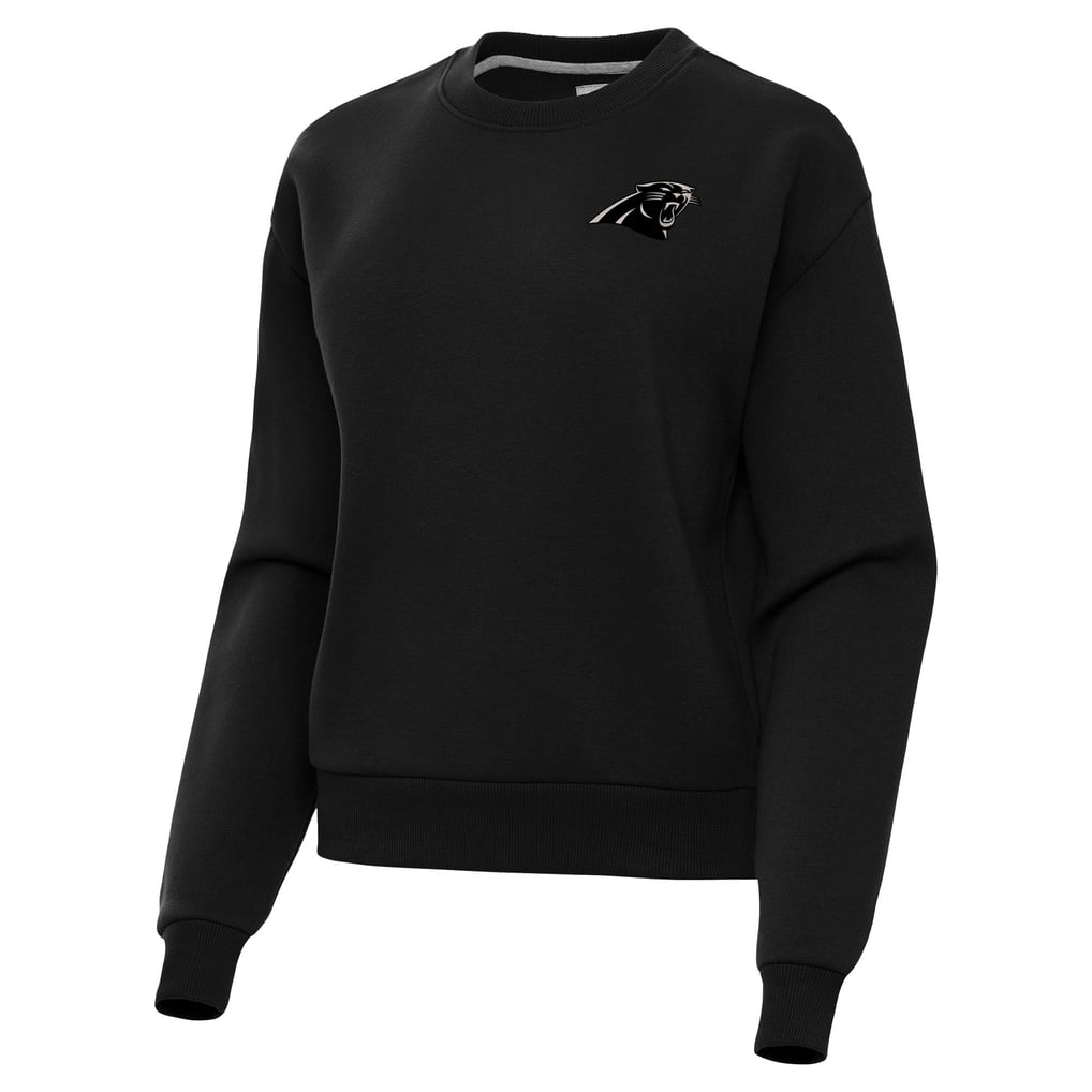  Carolina Panthers Antigua Women's Victory Pullover Sweatshirt - Black