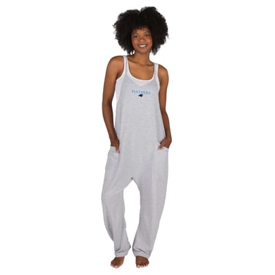 Carolina Panthers Concepts Sport Women's Tallie French Terry Romper - Gray