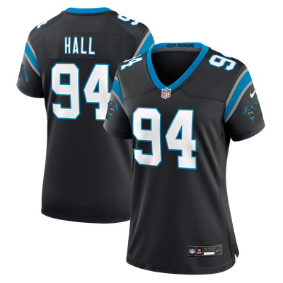 Aaron Hall Carolina Panthers Nike Women's Team Game Jersey - Black