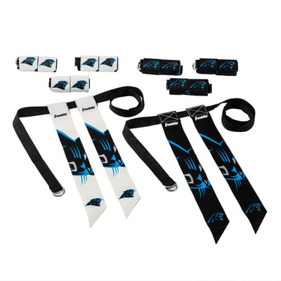 Carolina Panthers Franklin Sports Youth NFL Flag Football Set