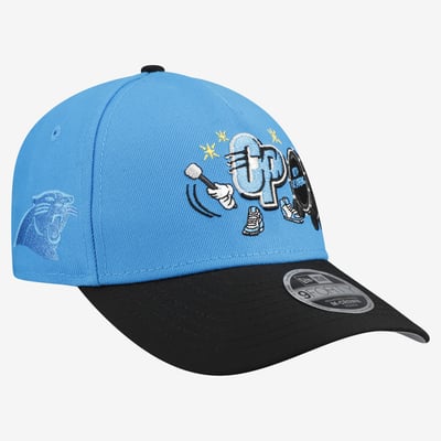 Carolina Panthers New Era Youth Cartoon 9FORTY A-Frame Adjustable Hat - Blue
