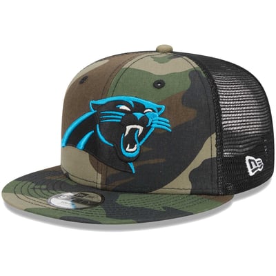 Carolina Panthers New Era Youth  Main Trucker 9FIFTY Snapback Hat - Camo
