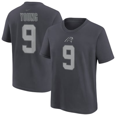 Bryce Young Carolina Panthers Nike Youth Name & Number T-Shirt - Anthracite
