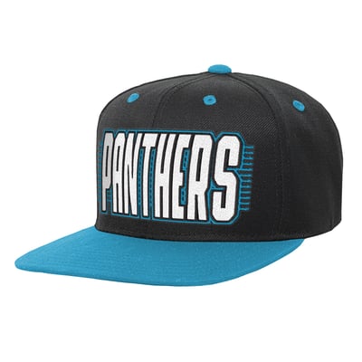 Carolina Panthers Outerstuff Youth Snapback Hat - Black/Blue
