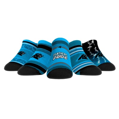  Carolina Panthers Rock Em Youth Super Fan Five-Pack Low-Cut Socks Set