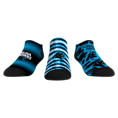  Carolina Panthers Rock Em Youth Make Some Noise Three-Pack Low-Cut Socks Set - Light Blue
