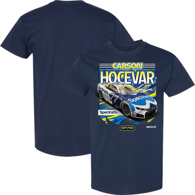 Carson Hocevar Classic Ink Spectrum T-Shirt - Navy